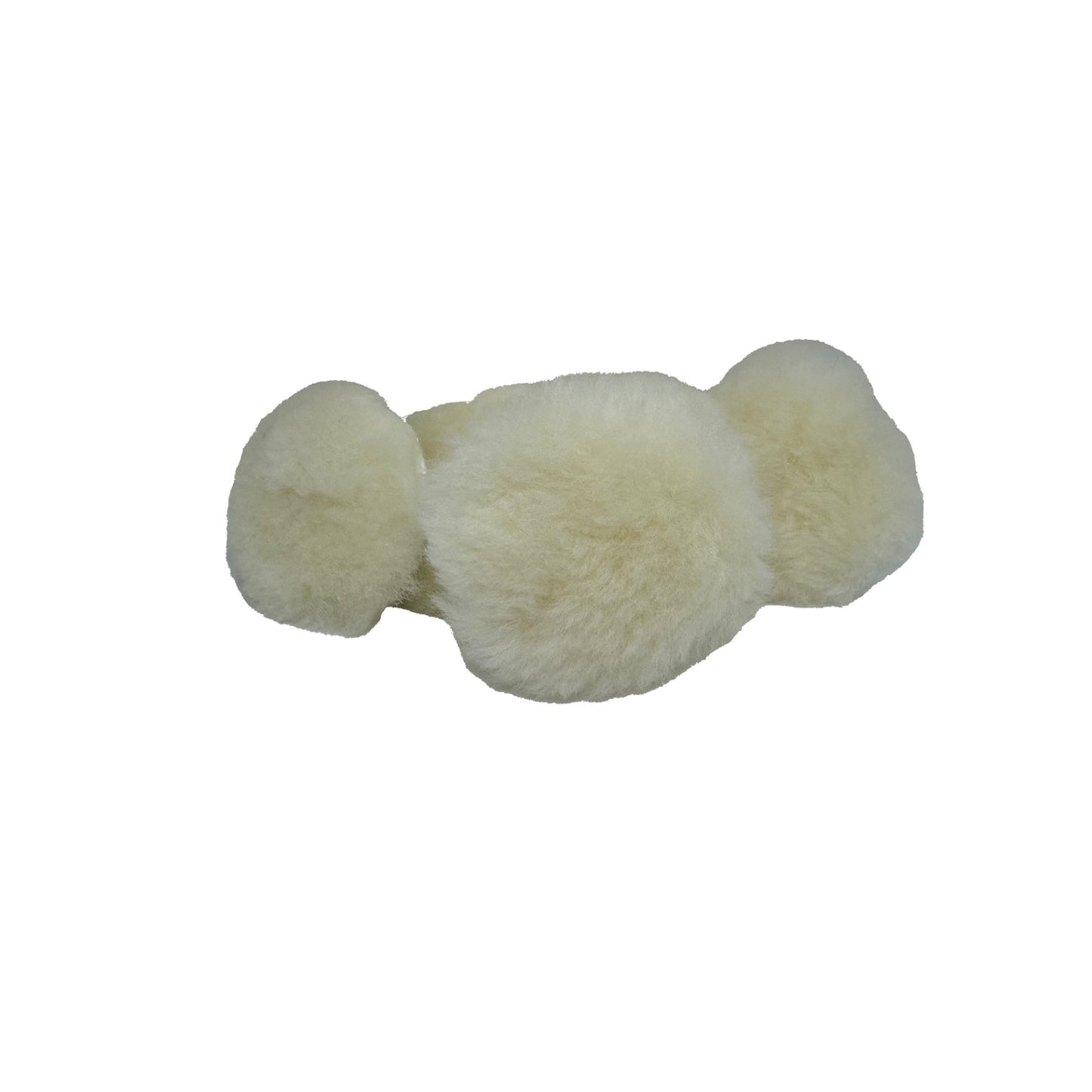 WHITE NATURAL WOOL BUFF PAD