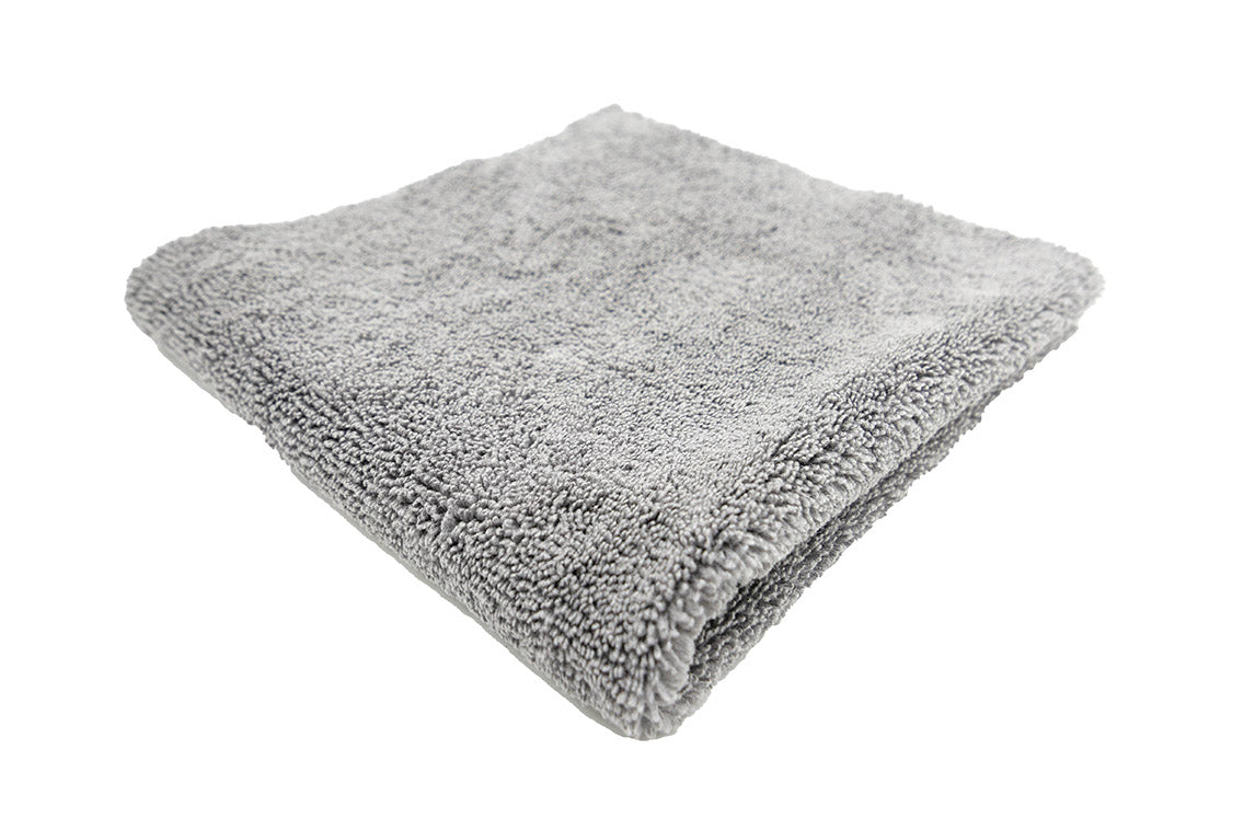 Gray Ultra Plush Edgeless Microfiber Towels (3-pack)