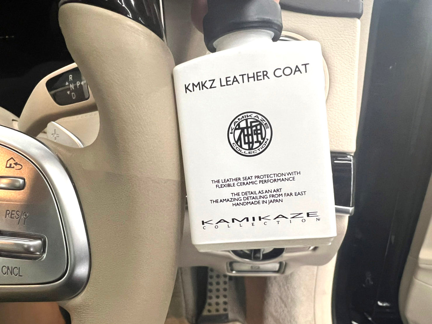 KMKZ LEATHER COAT